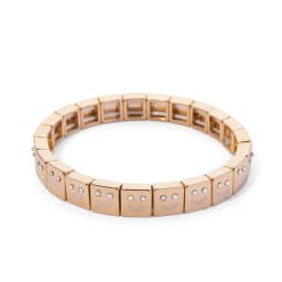 2023 Summer New Design Gold Color Braceets For Women Flower Charms Beaded Bangle Gift Boho Hand Happy Jewelry