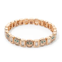 2023 Summer New Design Gold Color Braceets For Women Flower Charms Beaded Bangle Gift Boho Hand Happy Jewelry
