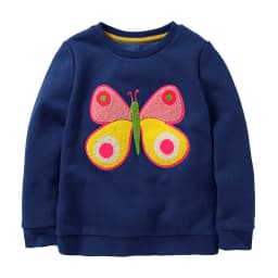 Little maven Kids Clothes Cartoon Bag Design Sweatshirt Cotton Spring and Autumn Tops Grey Shirt for Baby Girls