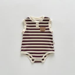 New 2023 Summer Sleeveless Knit Bodysuits Infant Baby Girls Boys One-pieces Kids Newborn Clothes- Ideal for Outdoor Activities