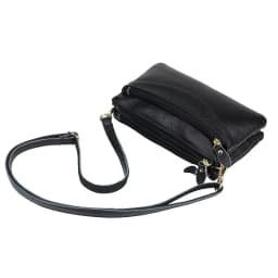 Genuine Leather Women Crossbody Bag Small Shoulder Handbag Casual Wristlet Clutch Purse Large Capacity Messenger Bags for Women