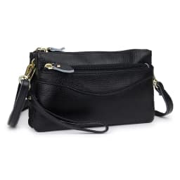 Genuine Leather Women Crossbody Bag Small Shoulder Handbag Casual Wristlet Clutch Purse Large Capacity Messenger Bags for Women