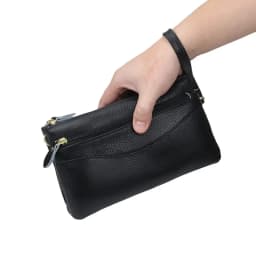 Genuine Leather Women Crossbody Bag Small Shoulder Handbag Casual Wristlet Clutch Purse Large Capacity Messenger Bags for Women
