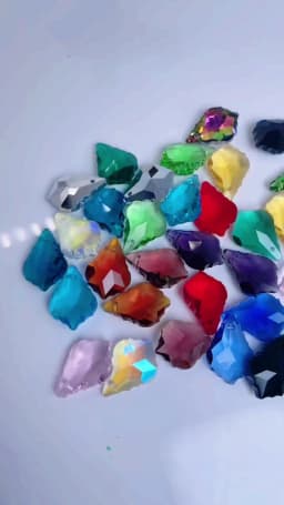 Wholesale 10PCS Multi Color Double Sided Crystal Glass Maple Leaf Loose Spacer Beads DIY Earrings Necklace Pendant Jewelry Gifts
