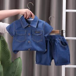 New Summer Baby Girls Clothes Suit Kids Boys Outfits Children Shirt Shorts 2Pcs/Sets Toddler Casual Costume Infant Tracksuits
