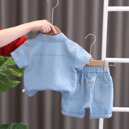 New Summer Baby Girls Clothes Suit Kids Boys Outfits Children Shirt Shorts 2Pcs/Sets Toddler Casual Costume Infant Tracksuits