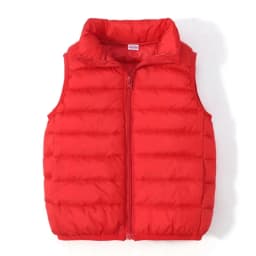 Girls Boys Down Cotton Vests Children's Warm Sleeveless Jacket Kids Waistcoat Outerwear Autumn Winter Boy's Coat