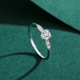 Modian Romantic Wedding Ring real 925 Sterling Silver Round Zirconia Classic Finger Rings For Women Engagement Fine Jewelry Gift