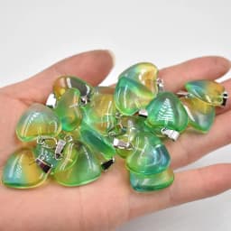 Fashion beautiful glass crystal mixed heart shape pendants 20mm for DIY jewelry making 50pcs/lot Wholesale Free shipping