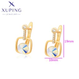 Xuping Jewelry New Arrival Crystals Earrings for Women Christmas Gift A00426806
