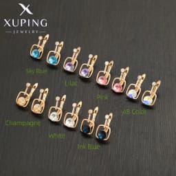 Xuping Jewelry New Arrival Crystals Earrings for Women Christmas Gift A00426806