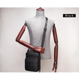 Men's Natural Leather Handbag For Tablet Male  Genuine Leather Shoulder Bag Small Men Travel Messenger Crossbody Bags Tote