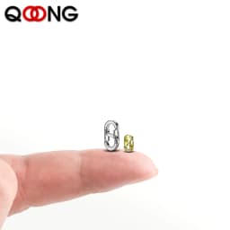 Super Mini 304 Stainless Steel Key Chain Multipurpose Jewelry Bucke Key Ring Double Head Quick Hanging 8-Shaped Keychains Q44