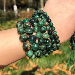 Natural Stone Mixed Green Emerald Round Loose Spacer Beads for Jewelry Craft Making Diy Bracelet Necklace Accessories 6 8 10mm