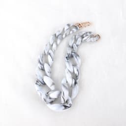 FishSheep Vintage Big Acrylic Red Choker Necklace for Women Punk Large Resin Chunky Chain Collar Pendants Necklaces Jewelry Gift