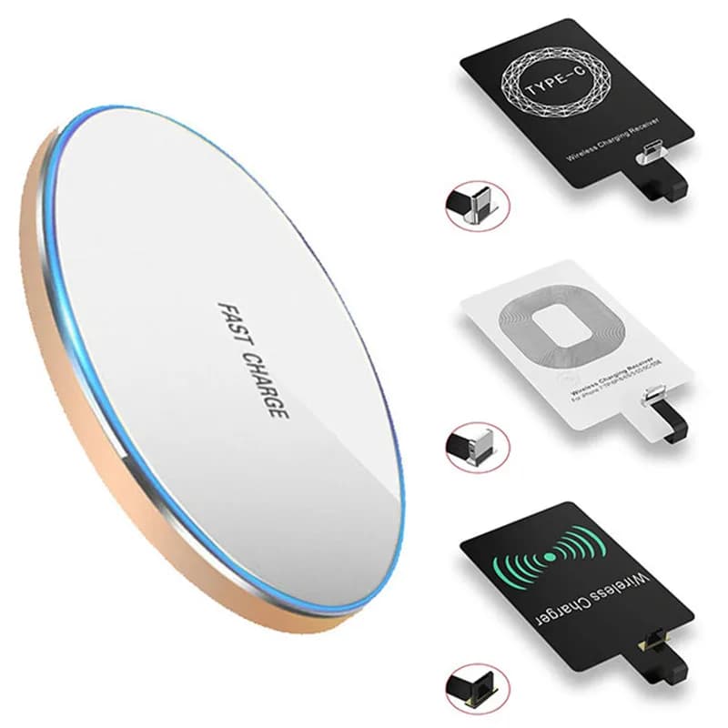 Universal Wireless Charging Pad For iPhone 5 6 7 7 Plus Wireless Charger Oi Receiver Coil Kit For Samsung Xiaomi Huawei
