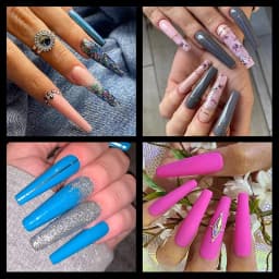 500 Pcs XXL Long C Curve Artificial False Nails Acrylic Ballerina Transparent Natural Tips Guide Capsule Max French Nails Tips