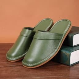 Affordable PU Leather Slipper Men's Home Shoes Winter Waterproof Slippers Unisex Indoor Shoes Room Guest Slipper Man Flip Flops
