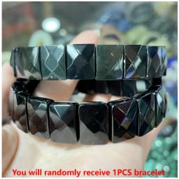 Bohemian Vintage Natural Stone Agate Turquoise Crystal Tiger Eye Beads DIY Jewelry Energy Couple Party Elastic Chain Bracelet