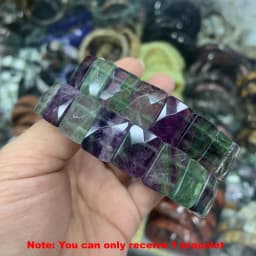 Bohemian Vintage Natural Stone Agate Turquoise Crystal Tiger Eye Beads DIY Jewelry Energy Couple Party Elastic Chain Bracelet