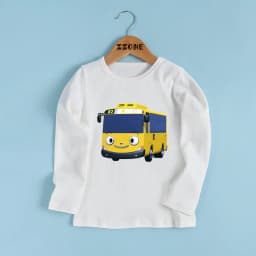Tayo the Little Bus Print Cartoon Kids T shirt Funny Casual Children Clothes Autumn Baby Boys Girls Long Sleeve T-shirt,LKP5837