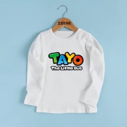 Tayo the Little Bus Print Cartoon Kids T shirt Funny Casual Children Clothes Autumn Baby Boys Girls Long Sleeve T-shirt,LKP5837