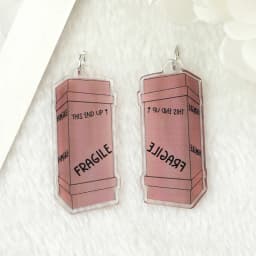 6Pcs Christmas Charms Creative Acrylic Leg Lamp Pendant For Necklace Keychain Diy Making Accessories
