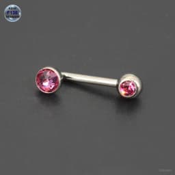 Starose Implant Grade ASTM F136 Titanium Dermal Piercing Female VCH Piercing Ornament Vertical Clitoral Hood Belly Eyebrow Ring
