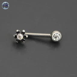 Starose Implant Grade ASTM F136 Titanium Dermal Piercing Female VCH Piercing Ornament Vertical Clitoral Hood Belly Eyebrow Ring