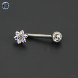 Starose Implant Grade ASTM F136 Titanium Dermal Piercing Female VCH Piercing Ornament Vertical Clitoral Hood Belly Eyebrow Ring