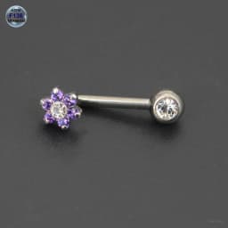 Starose Implant Grade ASTM F136 Titanium Dermal Piercing Female VCH Piercing Ornament Vertical Clitoral Hood Belly Eyebrow Ring