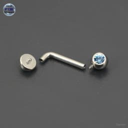 Starose Implant Grade ASTM F136 Titanium Dermal Piercing Female VCH Piercing Ornament Vertical Clitoral Hood Belly Eyebrow Ring