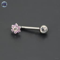 Starose Implant Grade ASTM F136 Titanium Dermal Piercing Female VCH Piercing Ornament Vertical Clitoral Hood Belly Eyebrow Ring