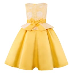 Summer Children's Dress Bow Princess Cute Dress Flower Child Wedding Host Show Evening Dress