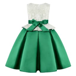 Summer Children's Dress Bow Princess Cute Dress Flower Child Wedding Host Show Evening Dress