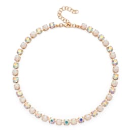 2023 New Design Zircon Necklace For Women Colorful Pearl and Crystal Choker Claw Setting Diamond Jewelry Gift