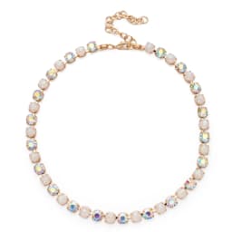 2023 New Design Zircon Necklace For Women Colorful Pearl and Crystal Choker Claw Setting Diamond Jewelry Gift