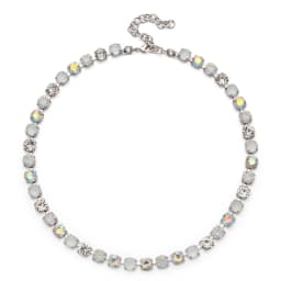 2023 New Design Zircon Necklace For Women Colorful Pearl and Crystal Choker Claw Setting Diamond Jewelry Gift
