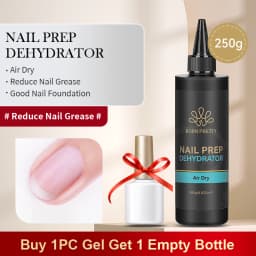 BORN PRETTY 250g 6 IN 1 Glue Gel Nail Polish Keep Nail C Arc Enhanced Nail Art Thickness Rubber Base Gel Super Bright Top Coat