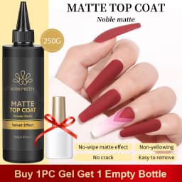 BORN PRETTY 250g 6 IN 1 Glue Gel Nail Polish Keep Nail C Arc Enhanced Nail Art Thickness Rubber Base Gel Super Bright Top Coat