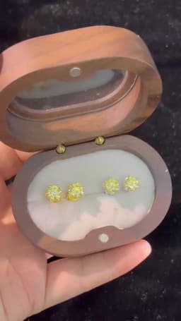 JoyceJelly 1/2/4CT D Color Moissanite Diamond Stud Earrings S925 Sterling Silver Plated 18K Gold Ear-studs Luxury Fine Jewelry