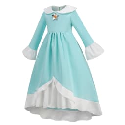 Rosalina Dress Girl Game Playing Princess Cosplay Costume Children Theme Party Fantasy Clothes Kids Peach Daisy Fancy Outfits