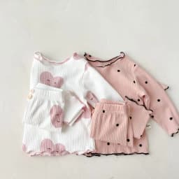 2psc Spring And Autumn Newborn Infant Baby Girls Suit Cartoon Long Sleeved Thread Cotton Kids Fashion Baby Clothing