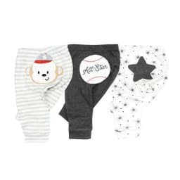 Kiddiezoom 3 Pcs/Lot Fashion Cartoon 100%Cotton Baby Boy Girl Pants Soft Baby Trousers