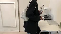 Summer Beach Bag For Women Mesh Rope Knitted Bucket Shoulder Bags  Reticulate Hollow Travel Shopper Totes Ladies Fashion Handbag