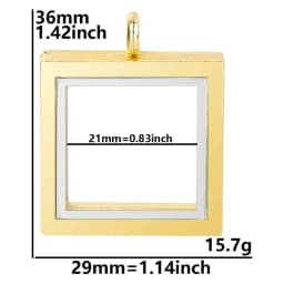 10Pcs/Lot Openable Round Living Reliquary Picture Locket Pendant Glass Floating Cremation Urn Medaillon Colgantes Jewelry Making