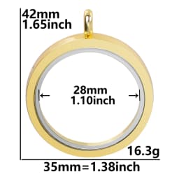 10Pcs/Lot Openable Round Living Reliquary Picture Locket Pendant Glass Floating Cremation Urn Medaillon Colgantes Jewelry Making
