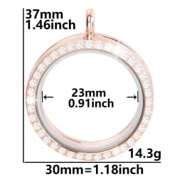 10Pcs/Lot Openable Round Living Reliquary Picture Locket Pendant Glass Floating Cremation Urn Medaillon Colgantes Jewelry Making