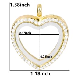 10Pcs/Lot Openable Round Living Reliquary Picture Locket Pendant Glass Floating Cremation Urn Medaillon Colgantes Jewelry Making