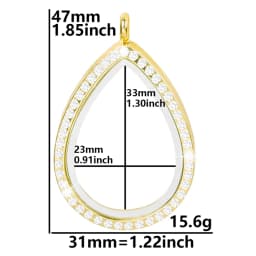 10Pcs/Lot Openable Round Living Reliquary Picture Locket Pendant Glass Floating Cremation Urn Medaillon Colgantes Jewelry Making